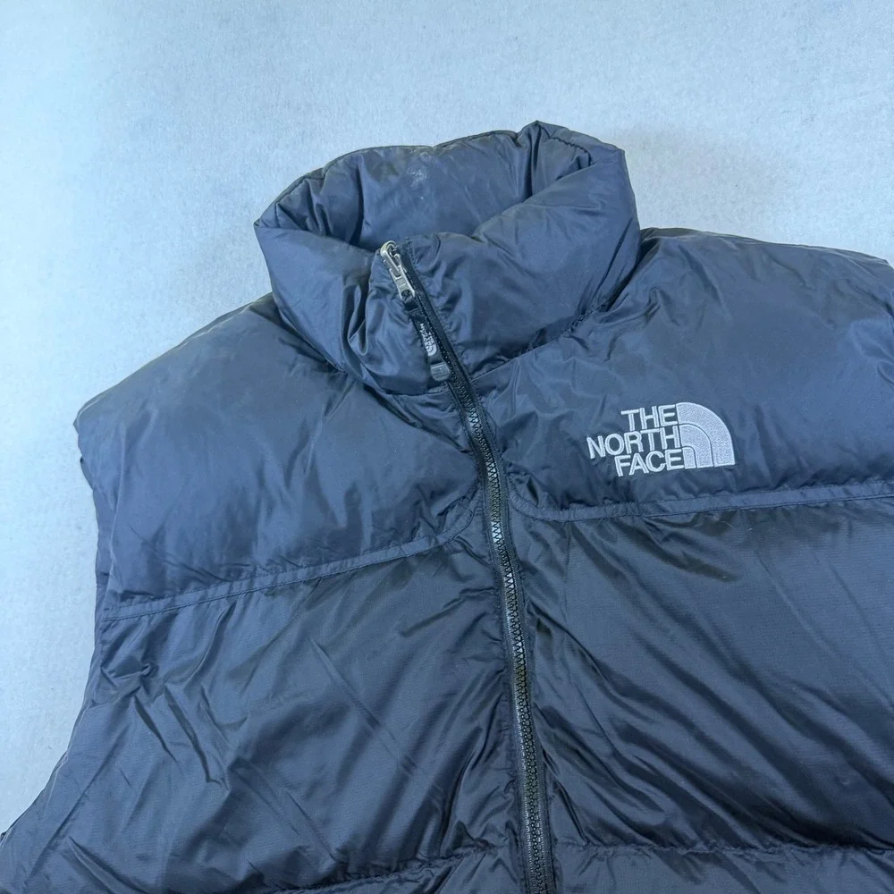 The North Face Nuptse 700 Down Puffer Vest Black Mens Gorpcore Winter Jacket